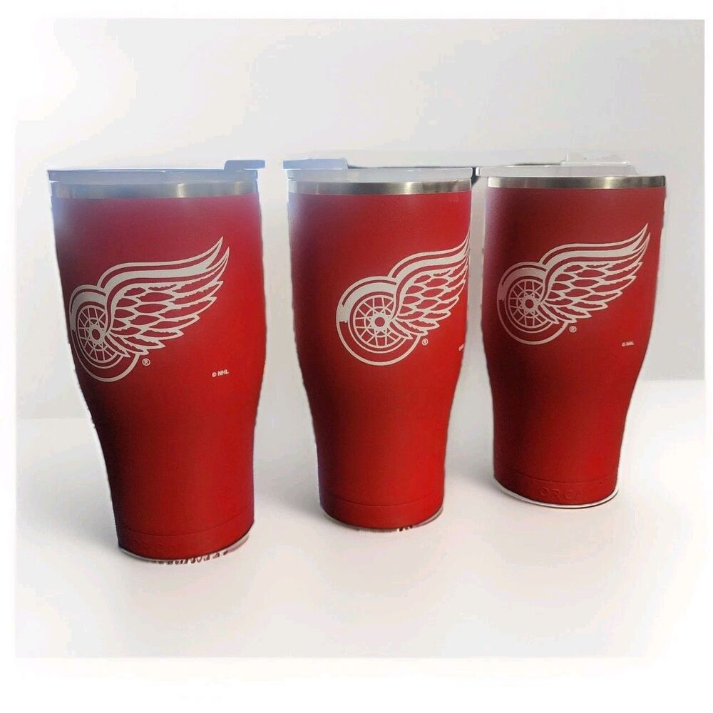 Detroit Red Wings NHL ORCA 27oz. Chaser Tumbler Rambler with Lid Red